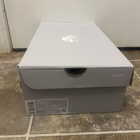 Nike Air Force 1 '07 Shoes White Thunder Blue Pink HF4849-100 Men's Size 9 - Picture 9 of 13